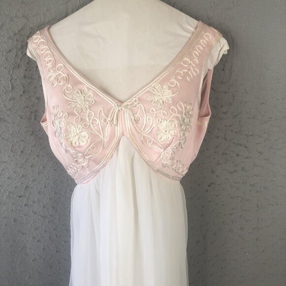 Vintage Jack Bryan Dress Womens Medium Embroidered Gown Jacket Formal 60s - Picture 9 of 16